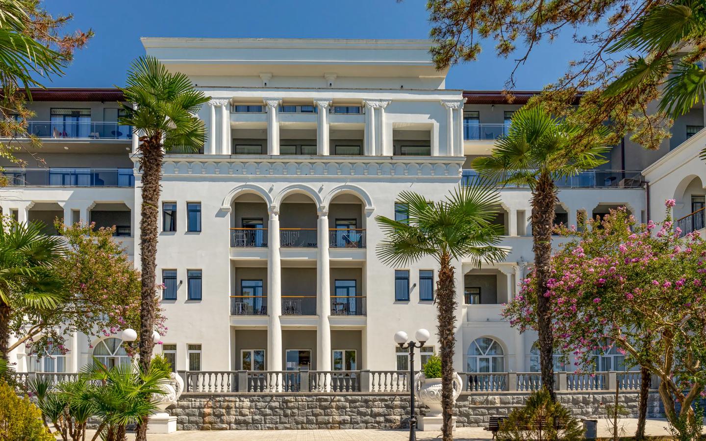 Отдых Отель Нарт - Фасад отеля