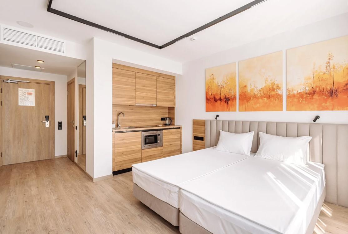 Отдых Отель Тайвас - Студия с двуспальной кроватью и кухней