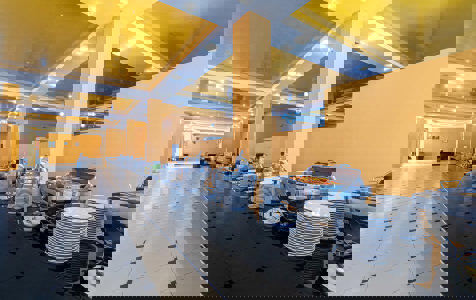 Отдых Отель Багрипш - Столовая, шведская линия