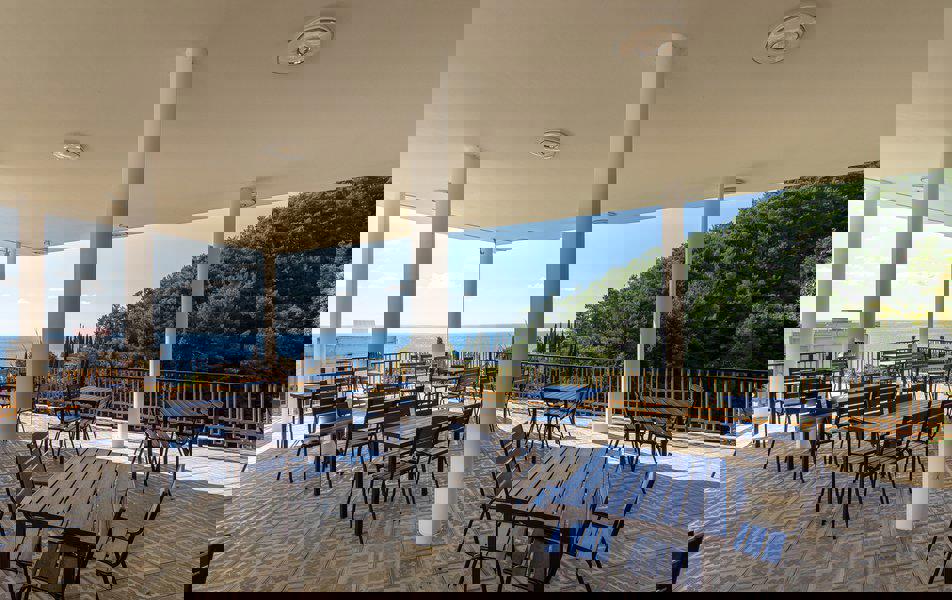 Отдых Отель Багрипш - Территория, кафе