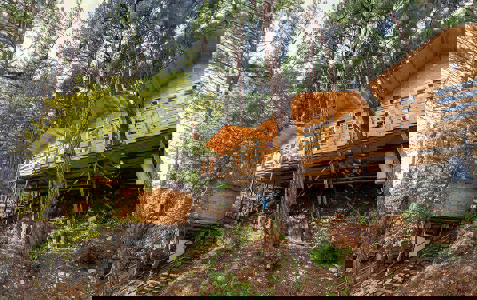 Отдых База отдыха Солнечный летний - Деревянный домик