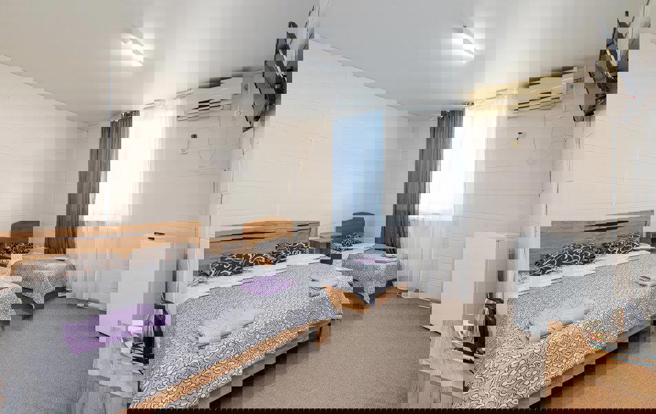 Отдых База отдыха Солнечный летний - Стандартный 3-местный (корпус на пляже)