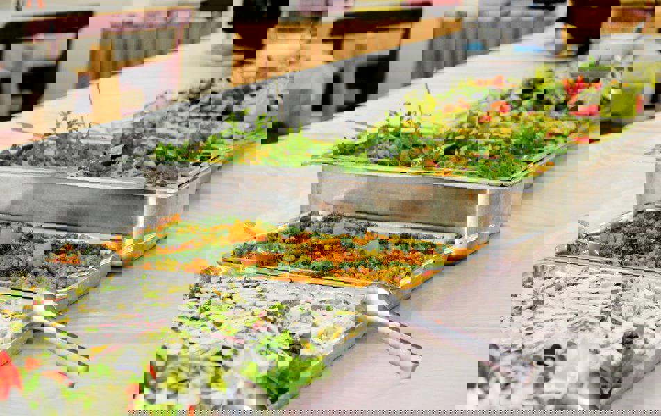 Отдых База отдыха Солнечный летний - Столовая, шведская линия