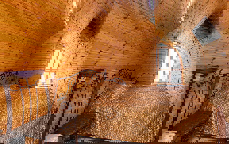 Отдых База отдыха Солнечный летний - Деревянный домик 2-местный