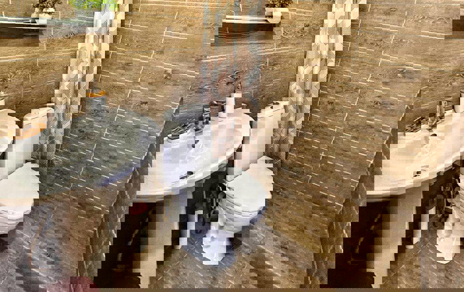 Отдых Гостевой дом Леон - Номер в домике, санузел