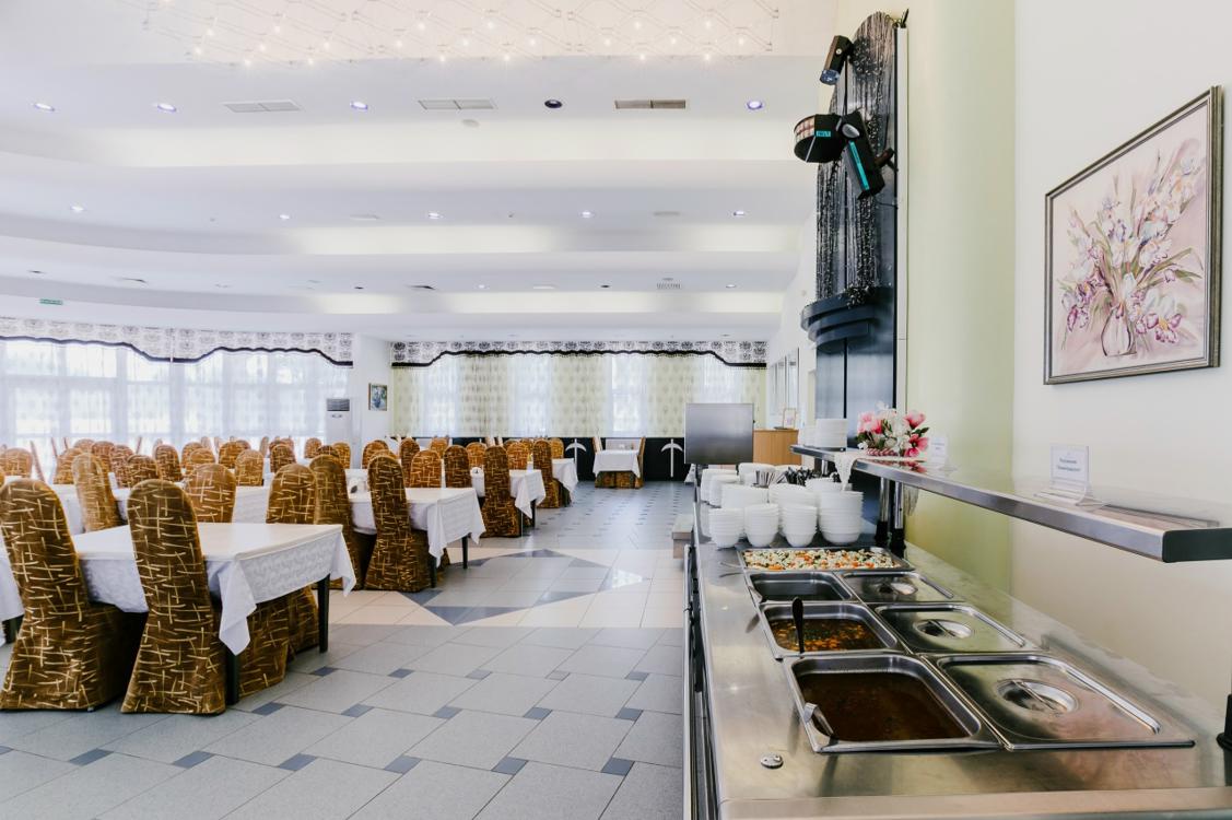 Отдых Санаторий Azimut Здоровье Солнечный - Столовая, обеденный зал, шведская линия