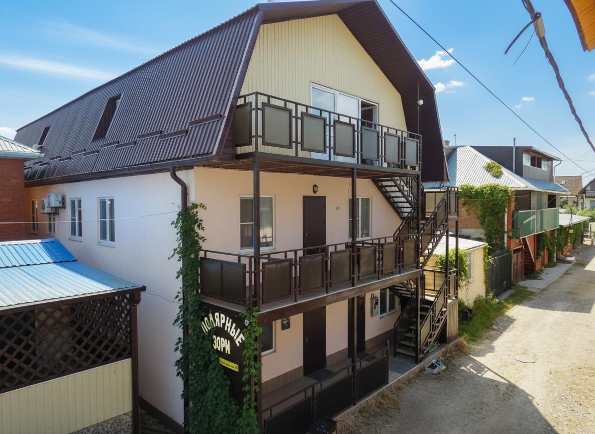 Отдых Гостевой дом Полярные зори - Фасад отеля