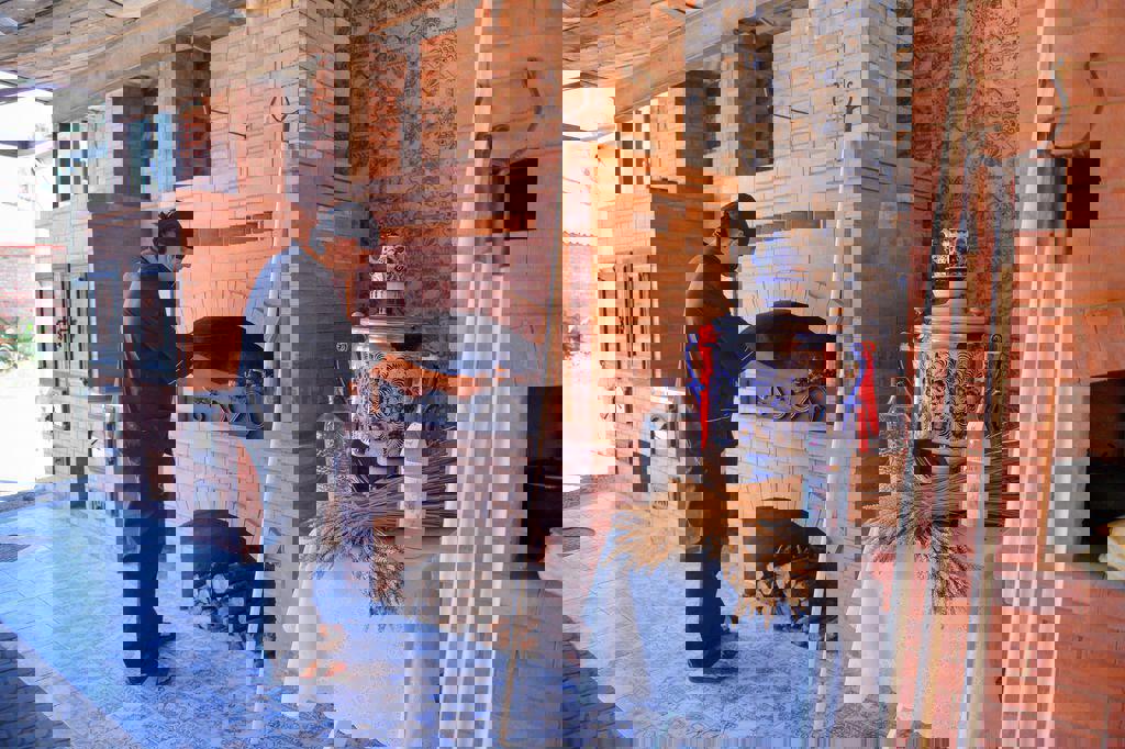 Отдых Гостевой дом Огни Ейска - Внутренний двор