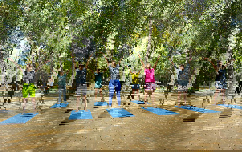 Отдых Санаторий Черноморская здравница Кабардинка - Площадка для йоги