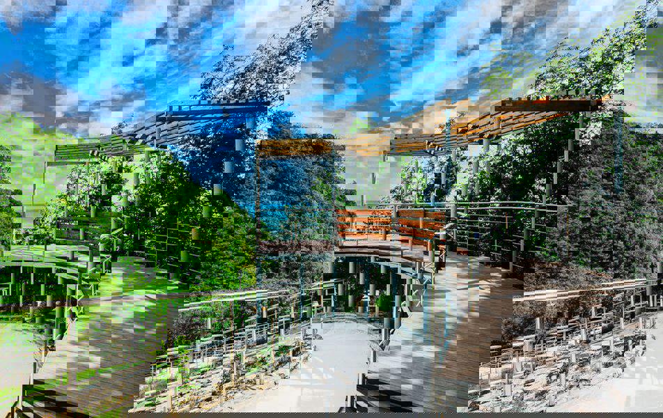 Отдых Санаторий Azimut Здоровье Зеленый Гай - Территория, спуск на пляж