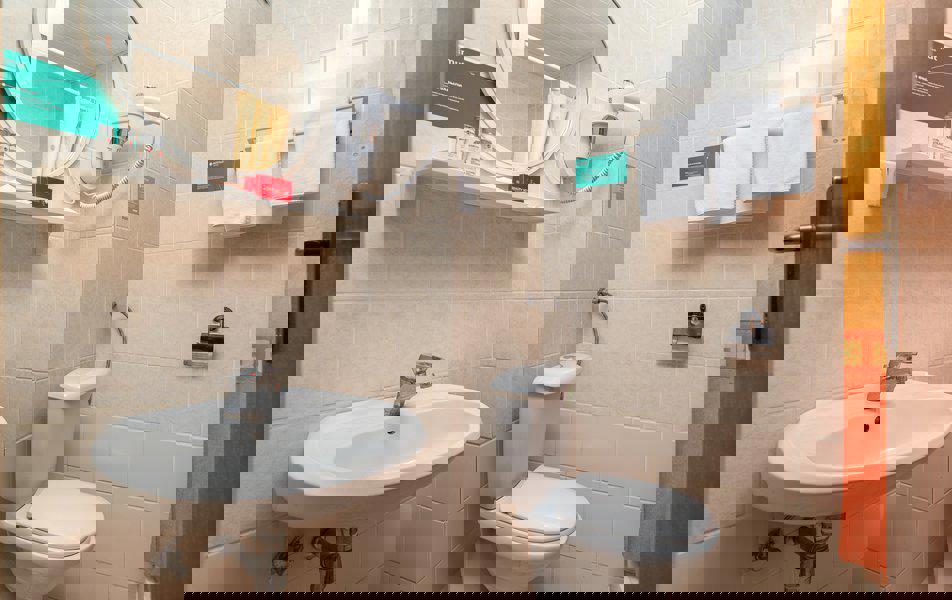 Отдых Санаторий Azimut Здоровье Зеленый Гай - Эконом 2-местный (TWIN, вид на дорогу), санузел