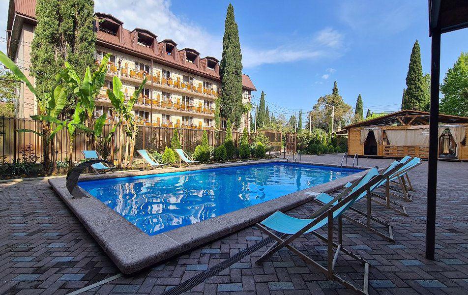 Отдых Отель Магнолия - Открытый бассейн