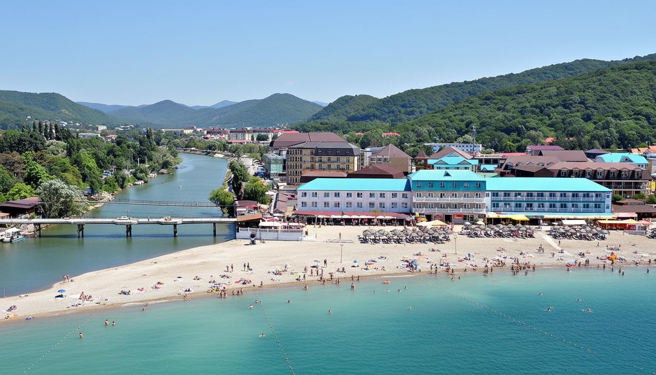 Отдых Отель Торнадо - Фасад отеля, пляж