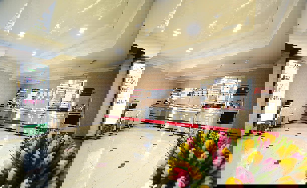 Отдых База отдыха AsTerias - Столовая