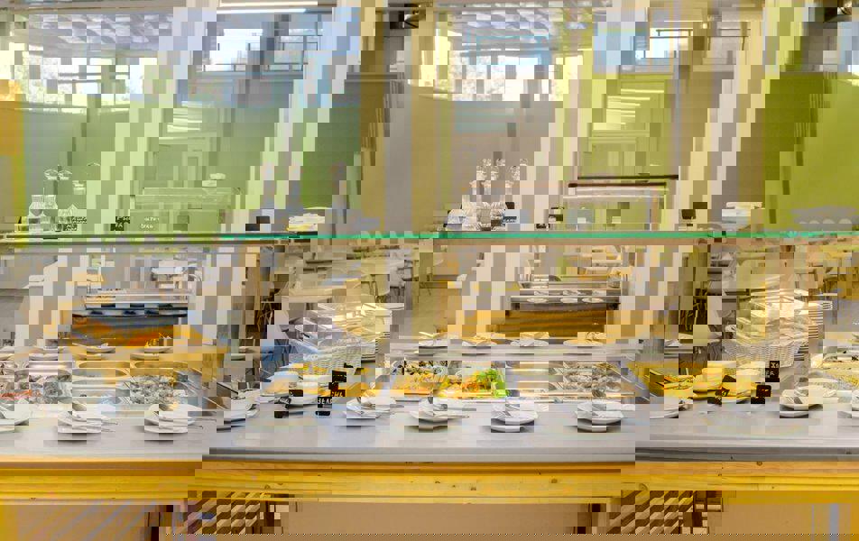 Отдых Отель Ателика Гранд Оазис - Основной ресторан, шведская линия