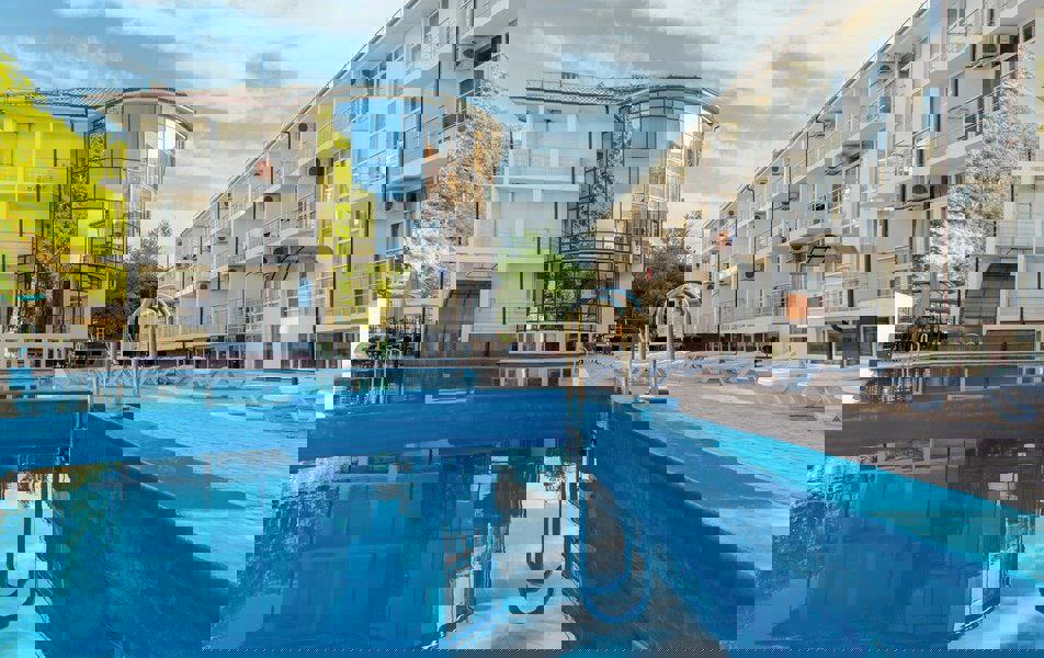 Отдых Отель Ателика Гранд Оазис - Территория, бассейн