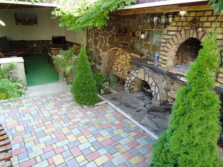 Отдых Гостевой дом Берегиня - Зона барбекю