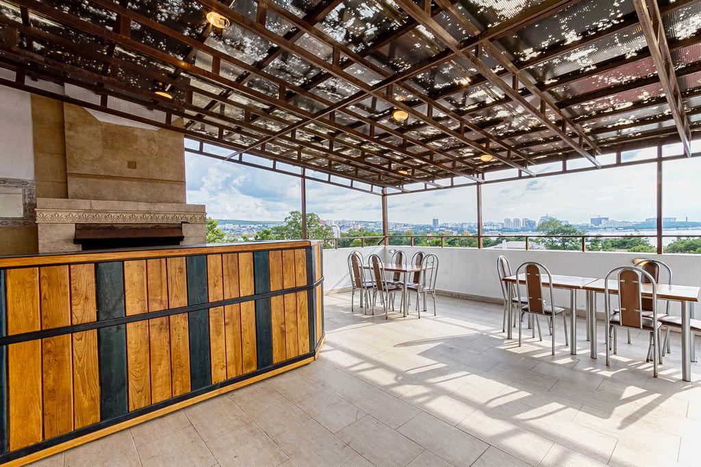 Отдых Гостевой дом Круиз - Терраса с прекрасным видом на море