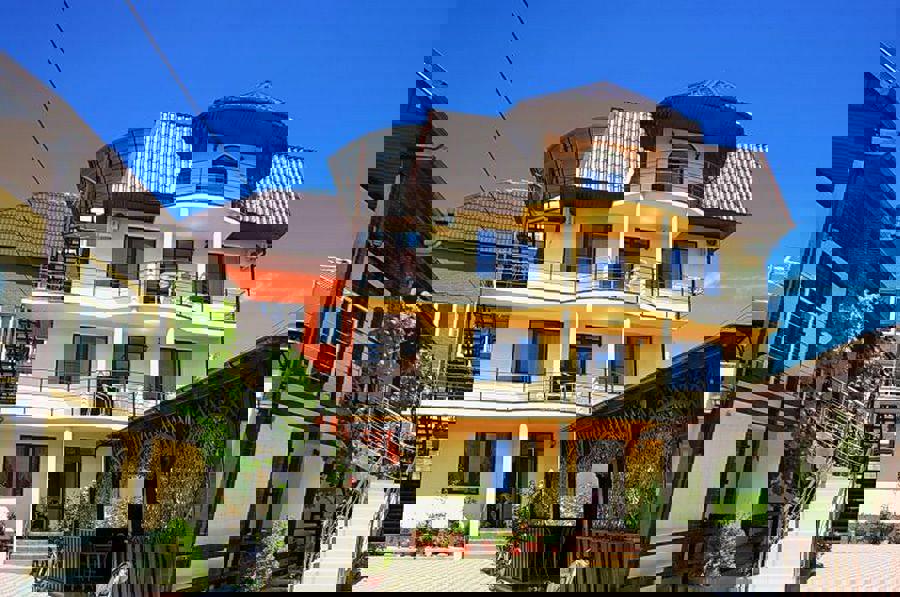 Отдых Гостевой дом Корица - Фасад отеля