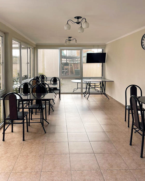 Отдых Гостевой дом Пальмовая гавань - Столовая