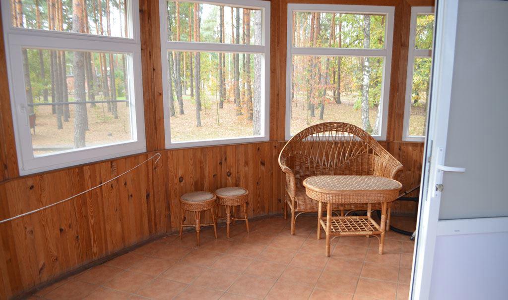 Отдых Санаторий Солнечный берег - веранда.  Аппартаменты 17.2