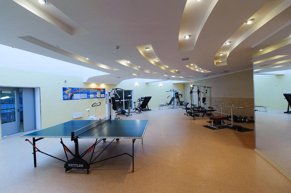 Отдых Санаторий Солнечный берег - тренажерный зал.