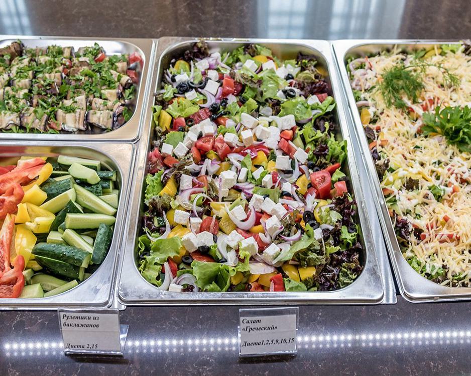 Отдых Санаторий Алушта - Столовая, шведский стол