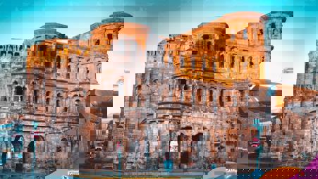 Тур Берлин - Брюссель - Брюгге* - Париж - Руан* - Онфлёр* - Трир - Фото 10 ворота Порта Нигра