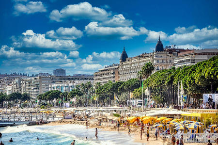 Тур Нюрнберг - Лугано - Комо* - Канны - Ницца* - Сен-Поль-де-Ванс* - Монако* - Ментон* - Генуя - Инсбрук - Фото 3 пляж и набережная Круазет в Каннах