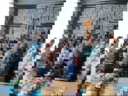 Тур Вселюб - Фото 3 мастер-класс по новогрудской вытинанке-выбиванке