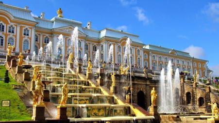 Тур Санкт-Петербург - Приозерск* - Сортавала* - Рускеала* - Царское Село* - Петергоф - Кронштадт* - Фото 7 Большой каскад в Нижнем парке